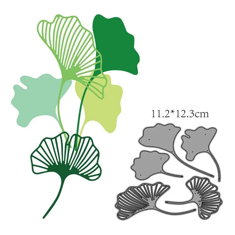 Ginkgo Leaves Metal Cutting Dies Scrapbooking Decorative Card Craft