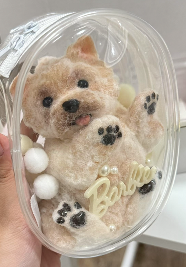 Furry Yorkshire Terrier Squishy Squeezable Nervous Anxiety Relieve Fidget Toys