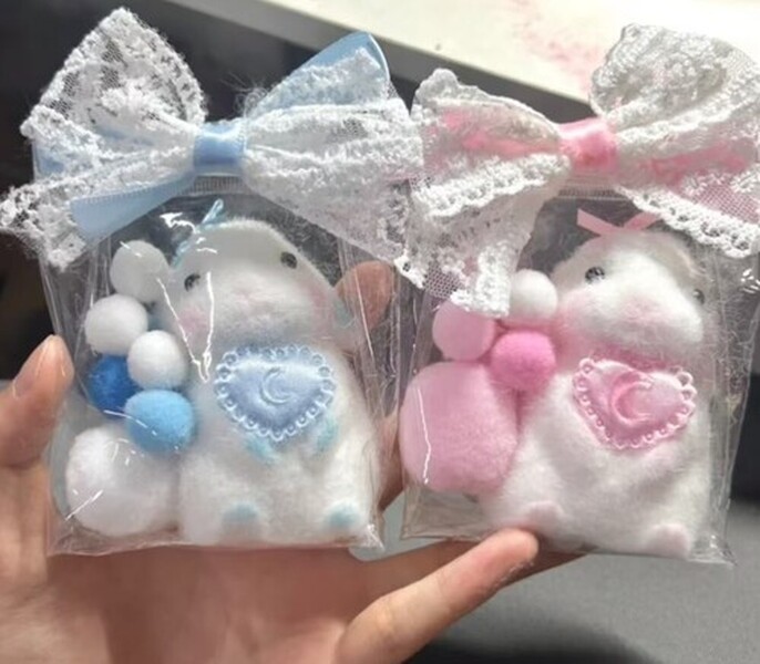 Soft Furry Rabbit Bunny Squishy Squeezable Anti Stress Anxiety Relief Toy Gift