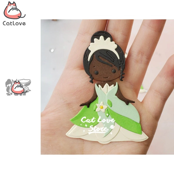 Leaf Flower Dress Princess Metal Cutting Dies Scrapbook Card Making Craft
