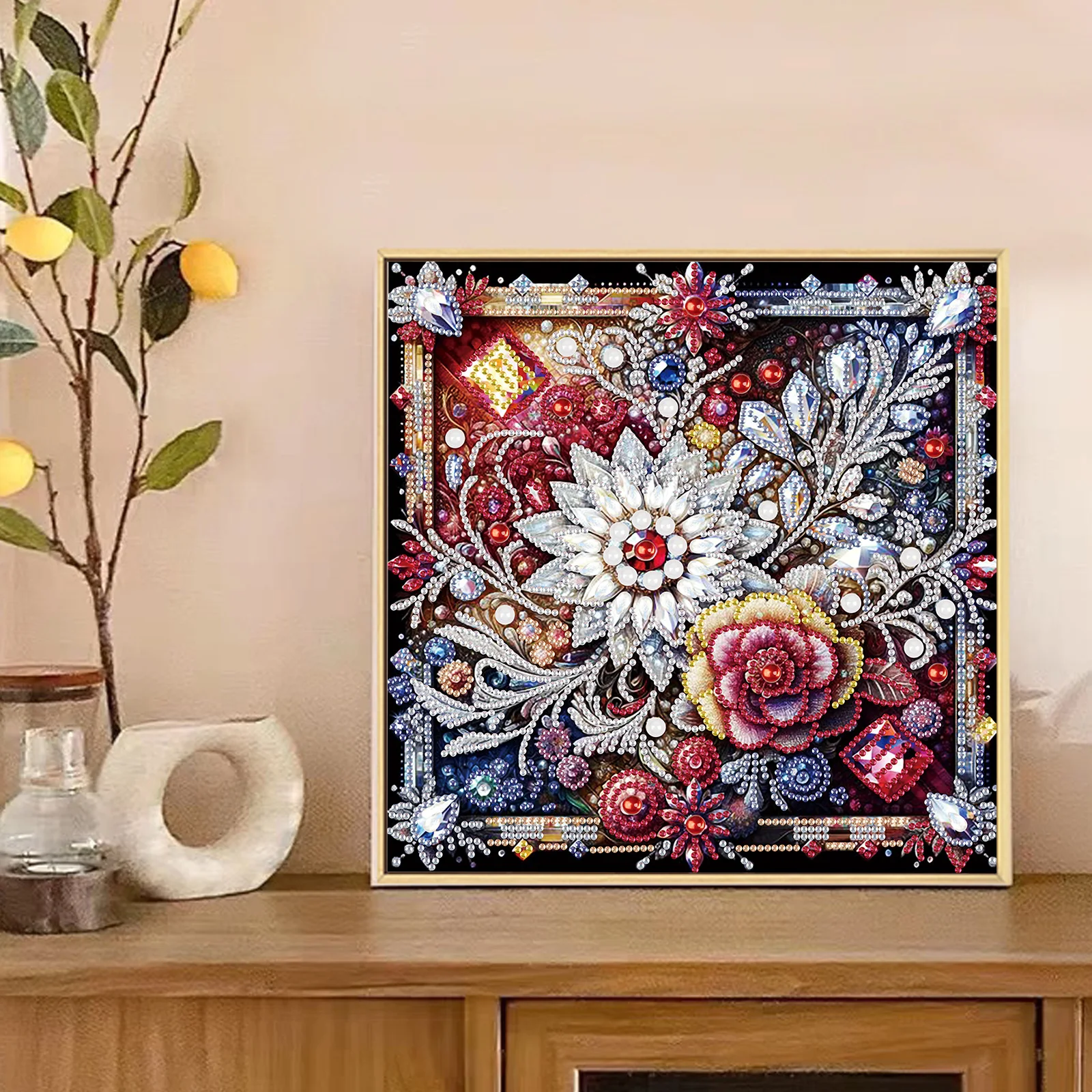 DIY Brilliant flowers Special Shape Diamond Kit for Beginners and adults,Diamond Art Painting Kits for Home Wall Decoration Gift DIY Brilliant flowers Special Shape Diamond Kit for Beginners and adults,Diamond Art Painting Kits for Home Wall Decoration Gift
